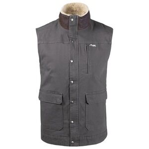 Mountain Khakis Men's Ranch Shearling Vest In Slate Grey Size XL